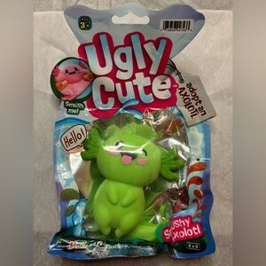 Ugly Cute Squishy Axolotl Plush Toy - Green